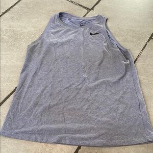 Nike Gray Athletic Tank Top